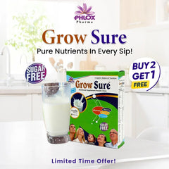 Grow Sure Sugar - Free (Buy 2 & Get 1 Free) - Phlox Pharma