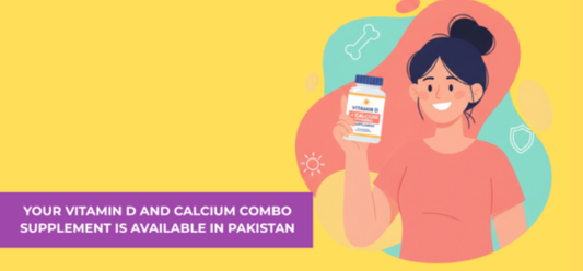 Vitamin D and calcium combo Supplement Available in Pakistan