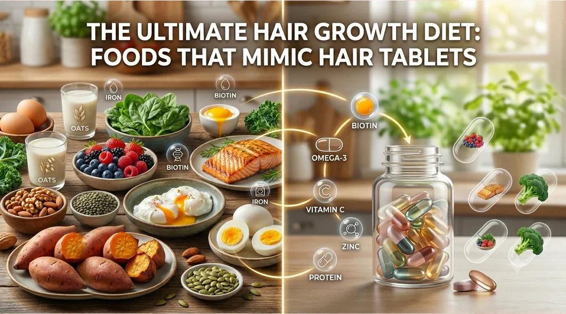 The Ultimate Hair Growth Diet: Foods That Mimic Hair Tablets