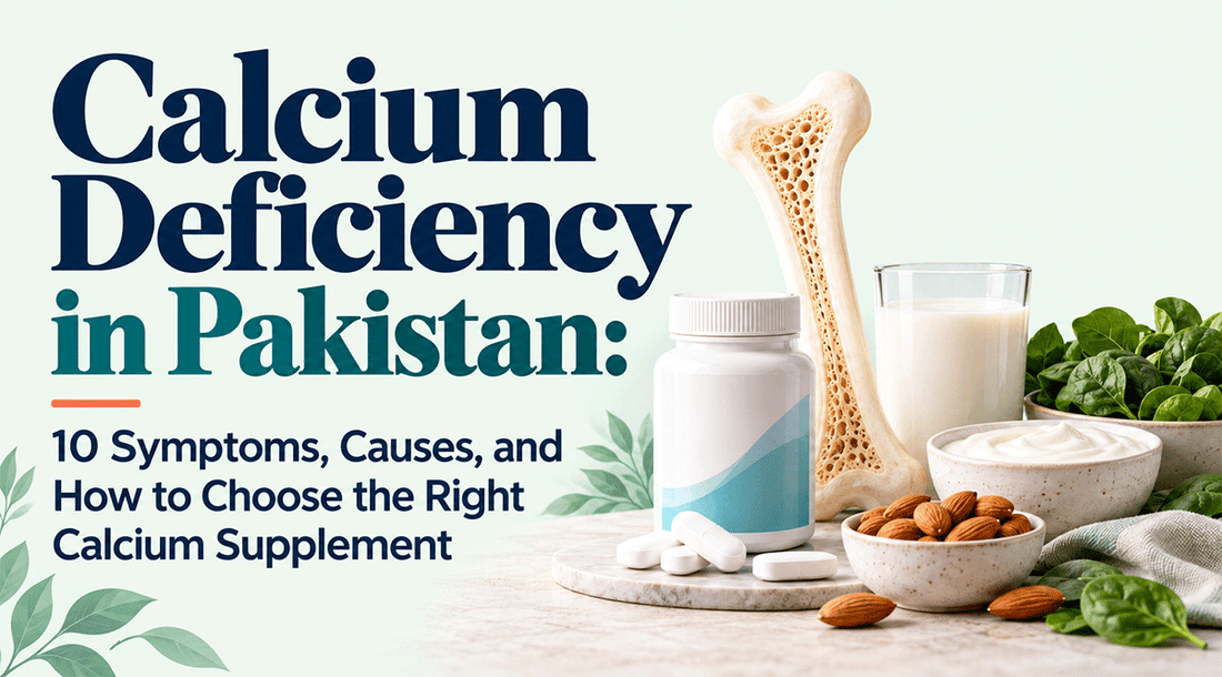 Calcium deficiency symptoms and calcium supplement guide in Pakistan
