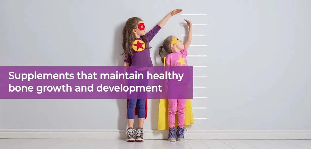 Supplements that maintain healthy bone growth and development - Phlox Pharma