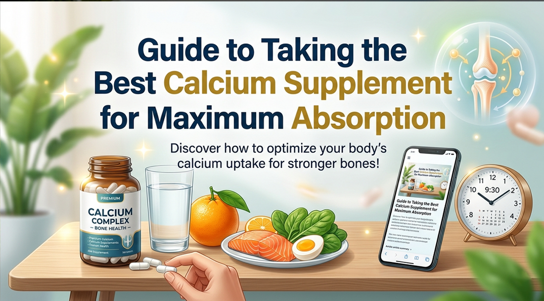 A Guide to Taking the Best Calcium Supplement for Maximum Absorption