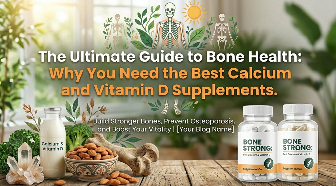 The Ultimate Guide to Bone Health: Why You Need the Best Calcium and Vitamin D Supplements