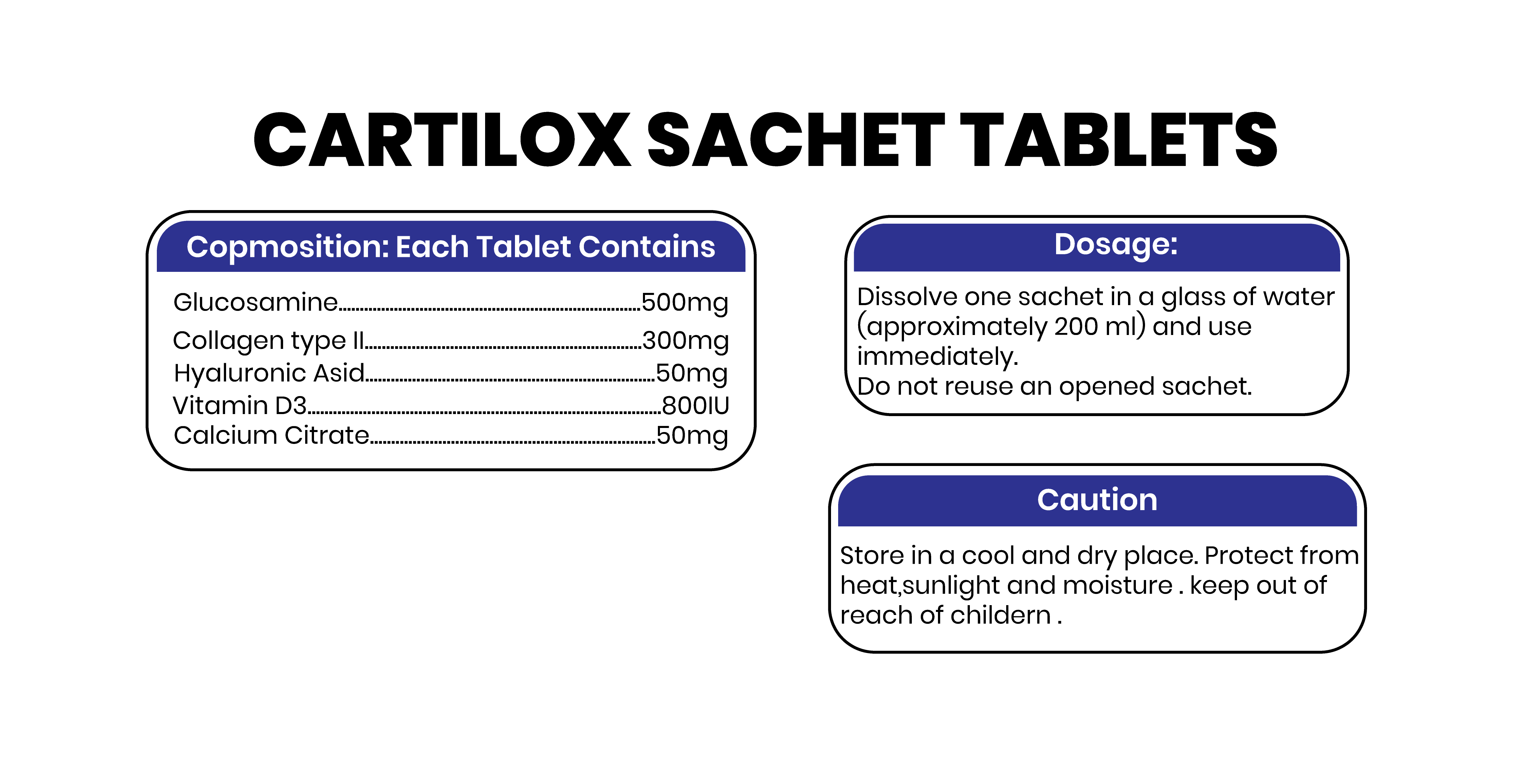 Cartilox Sachet