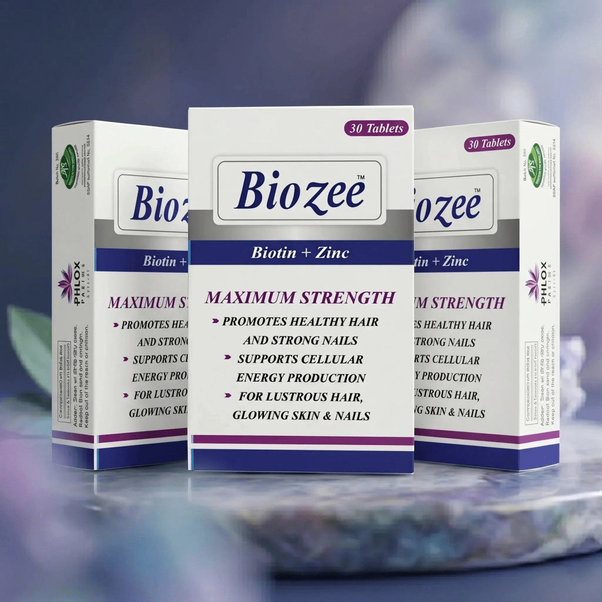 Biozee Tablets Best Biotin and Zinc tablets in Pakistan - Phlox