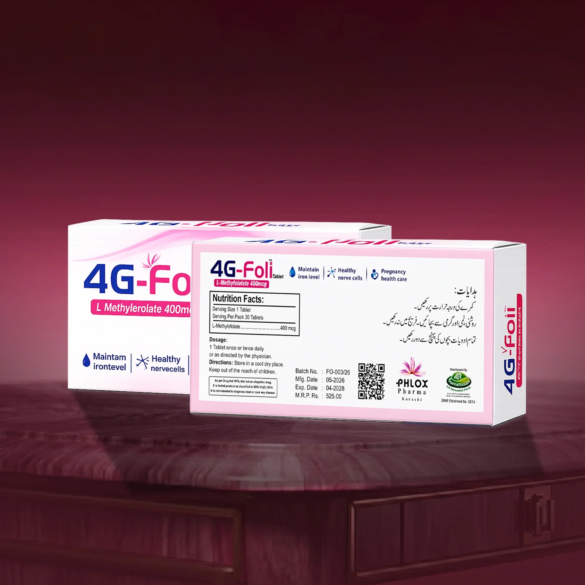 4g Foli Tablet