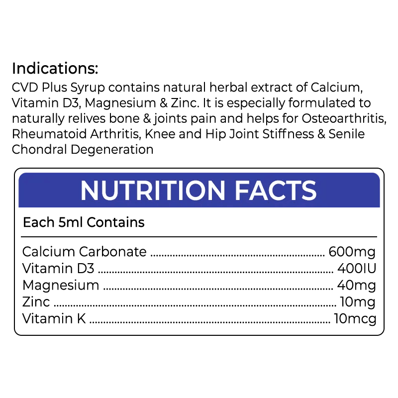 CVD Plus Syrup - Phlox Pharma